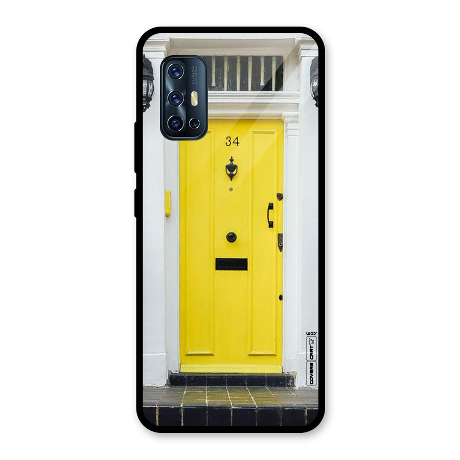 Yellow Door Glass Back Case for Vivo V17