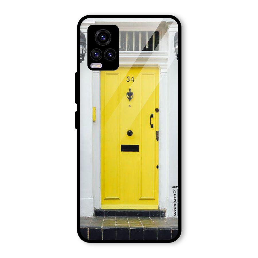 Yellow Door Glass Back Case for Vivo V20