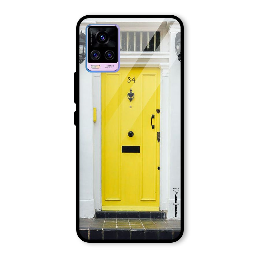 Yellow Door Glass Back Case for Vivo V20 Pro