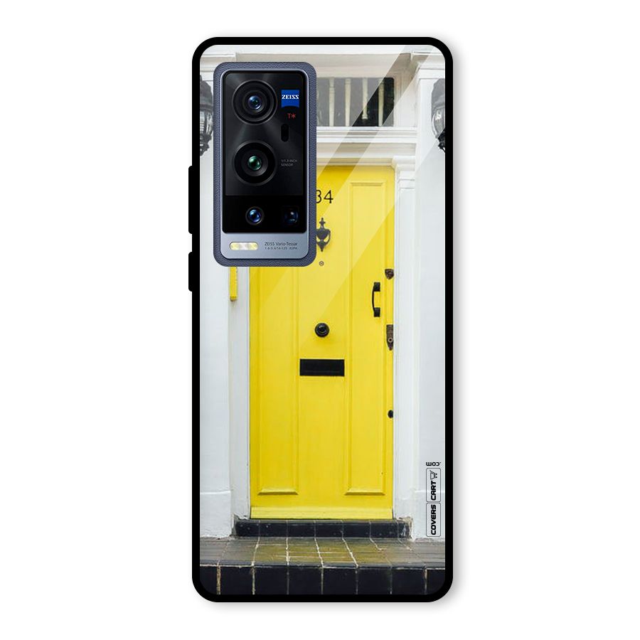 Yellow Door Glass Back Case for Vivo X60 Pro Plus