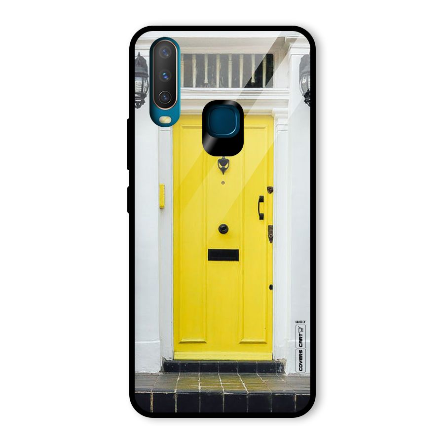 Yellow Door Glass Back Case for Vivo Y17