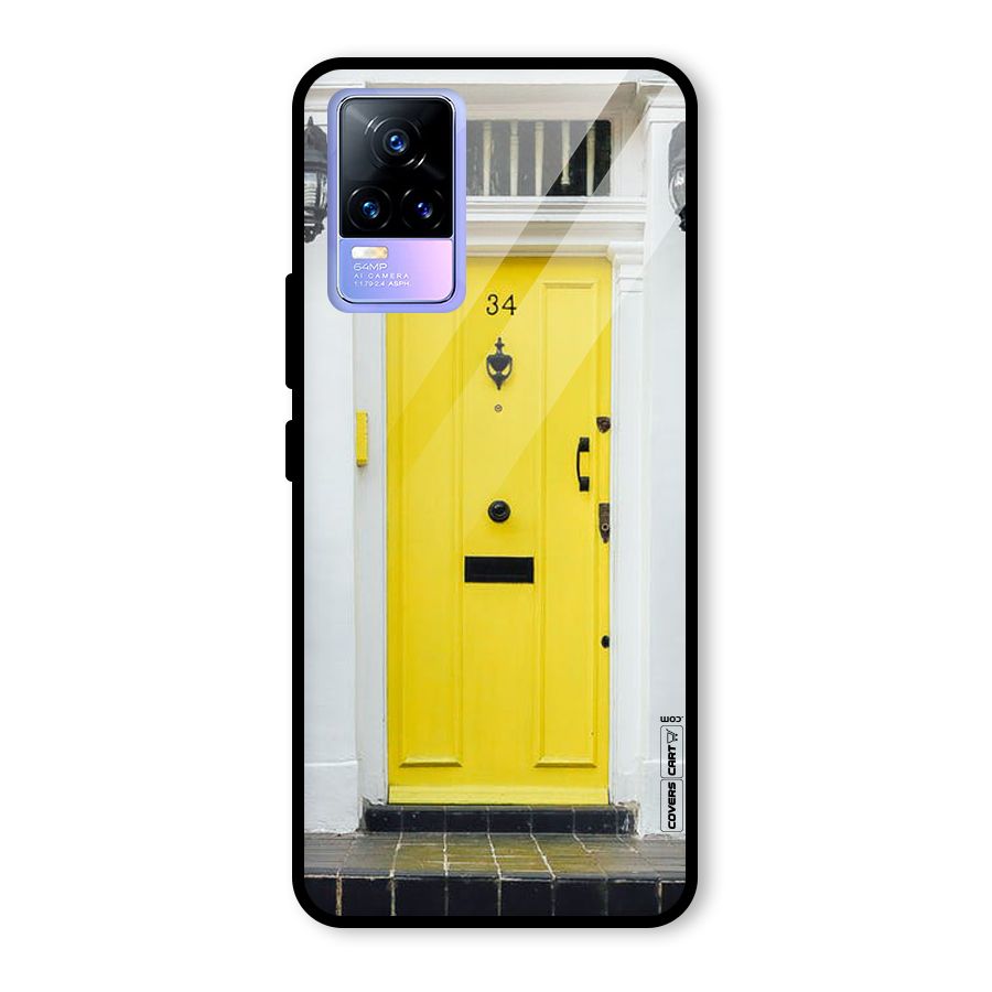 Yellow Door Glass Back Case for Vivo Y73