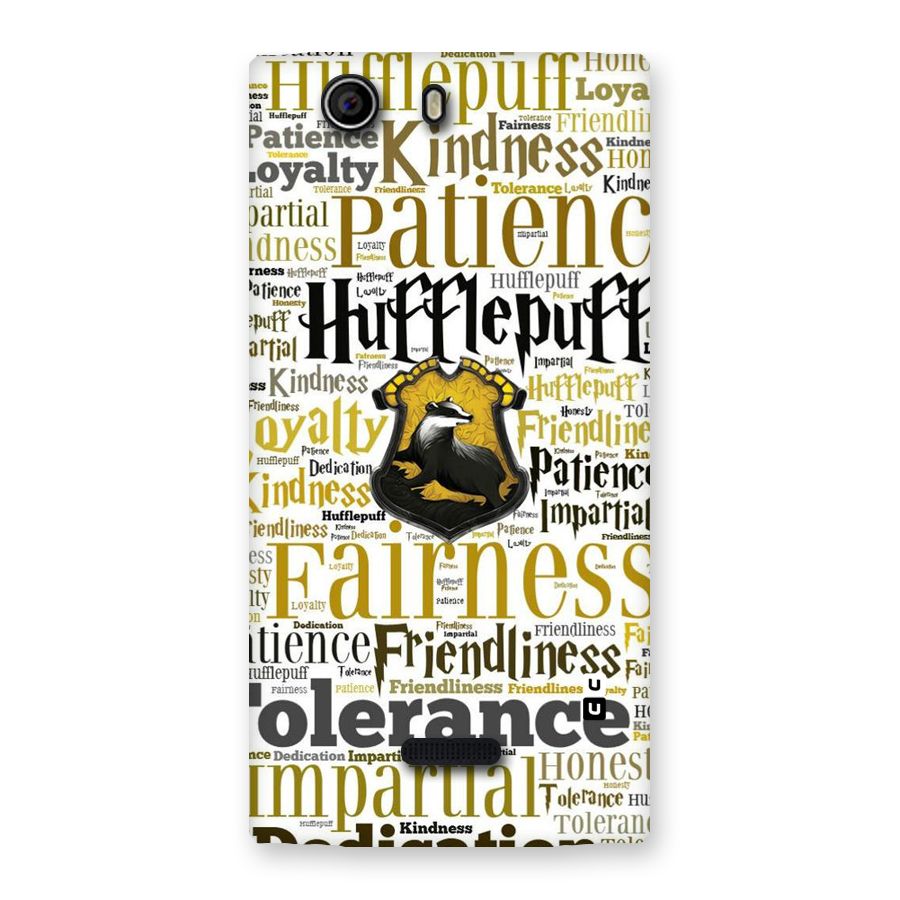 Yellow Fairness Back Case for Canvas Nitro 2 E311