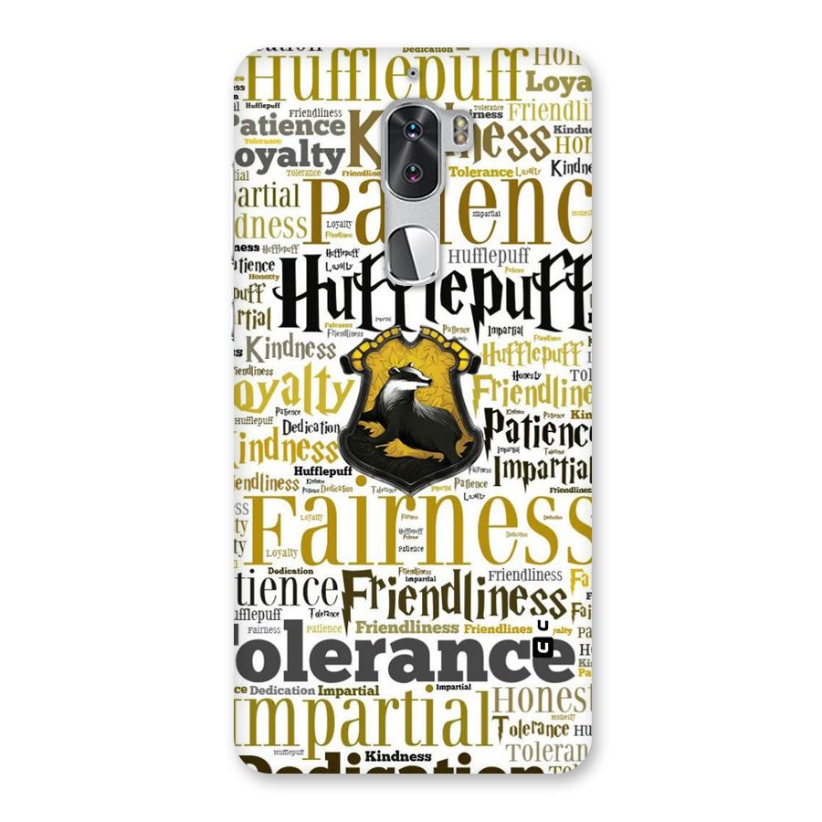 Yellow Fairness Back Case for Coolpad Cool 1