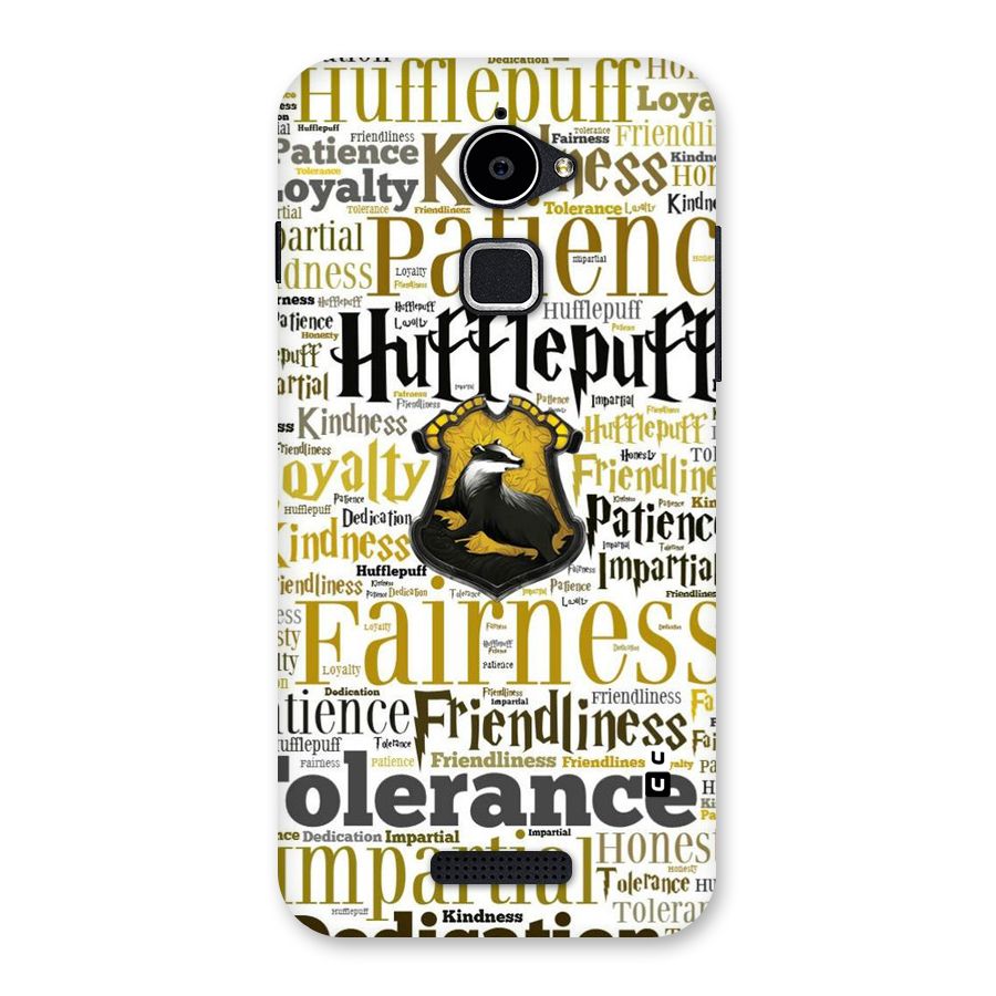 Yellow Fairness Back Case for Coolpad Note 3 Lite