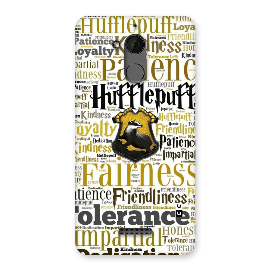 Yellow Fairness Back Case for Coolpad Note 5
