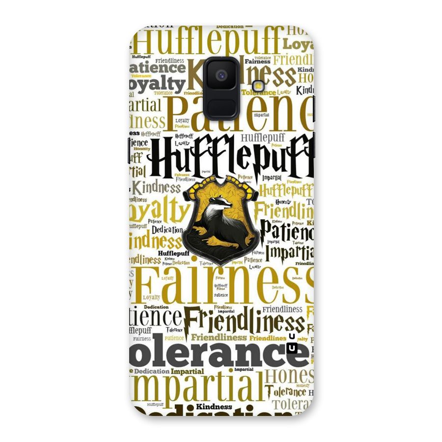 Yellow Fairness Back Case for Galaxy A6 (2018)
