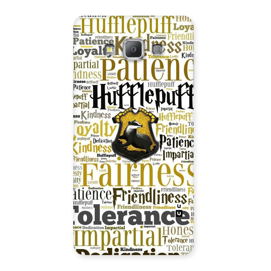 Yellow Fairness Back Case for Galaxy A7