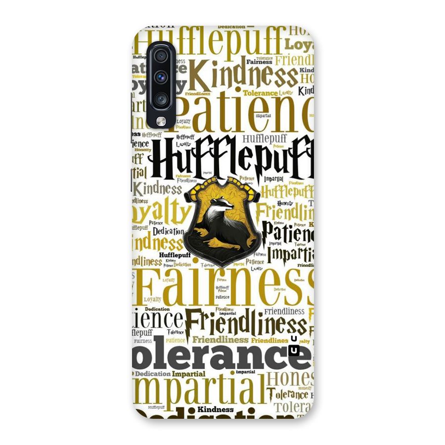 Yellow Fairness Back Case for Galaxy A70