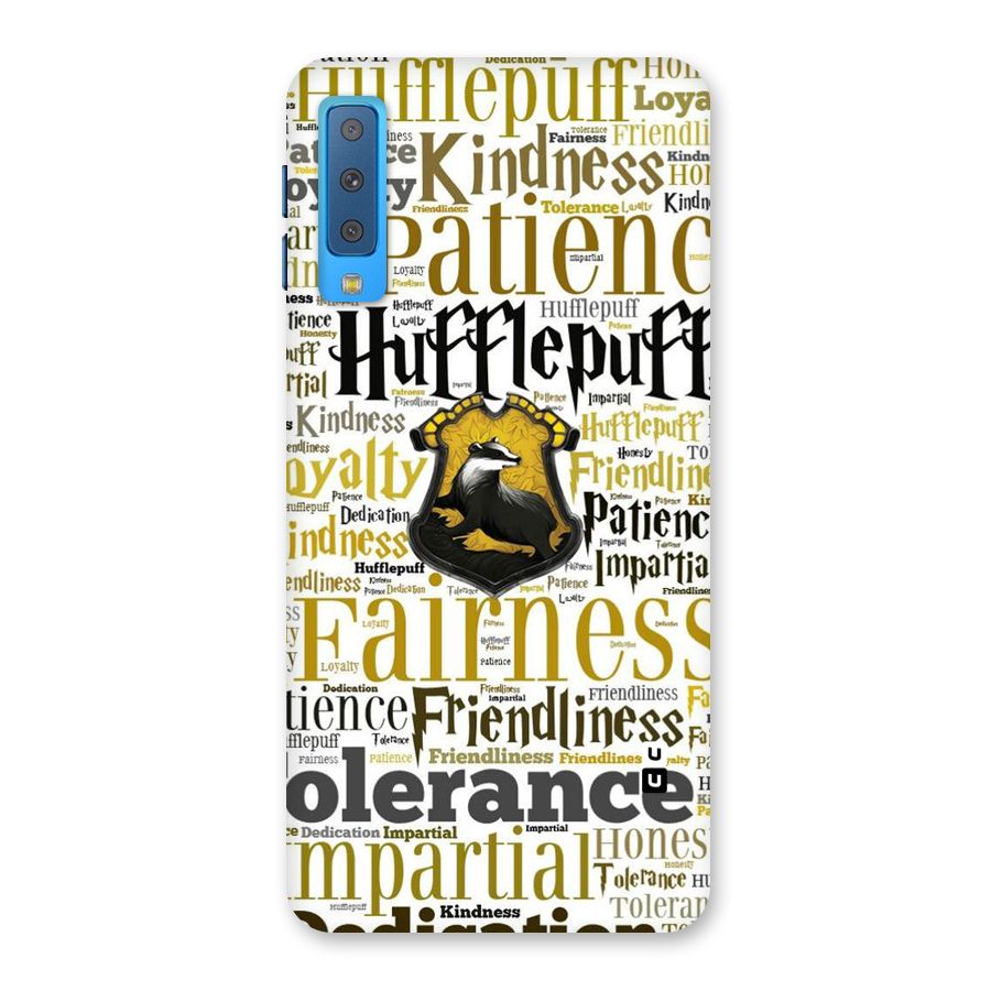 Yellow Fairness Back Case for Galaxy A7 (2018)