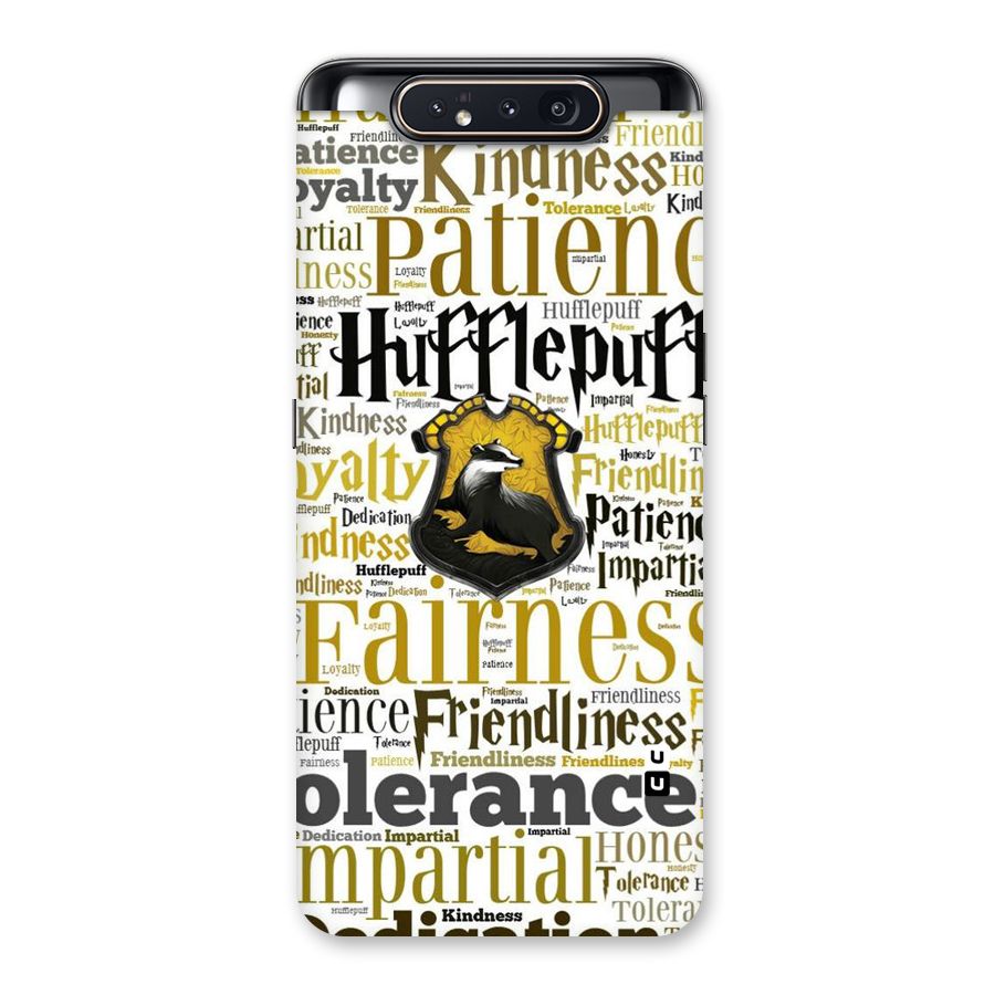 Yellow Fairness Back Case for Galaxy A80