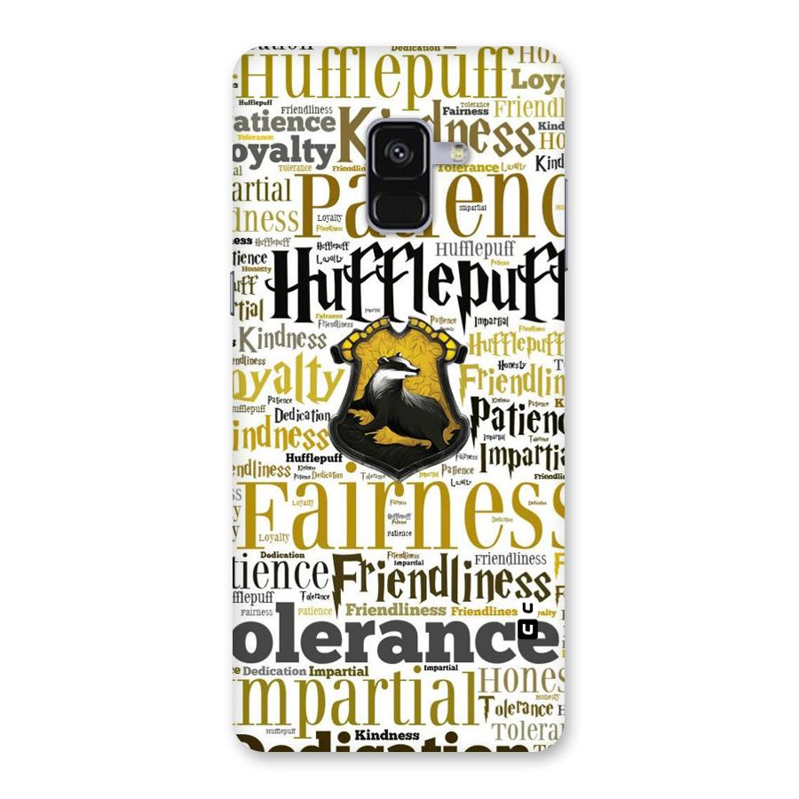 Yellow Fairness Back Case for Galaxy A8 Plus