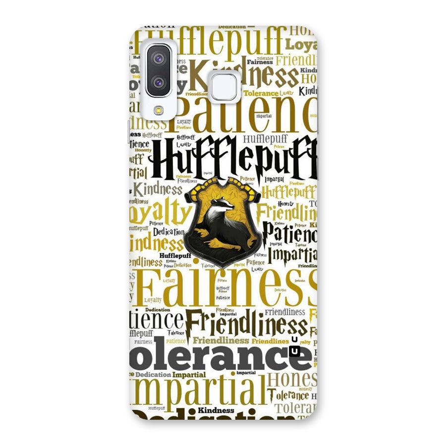 Yellow Fairness Back Case for Galaxy A8 Star