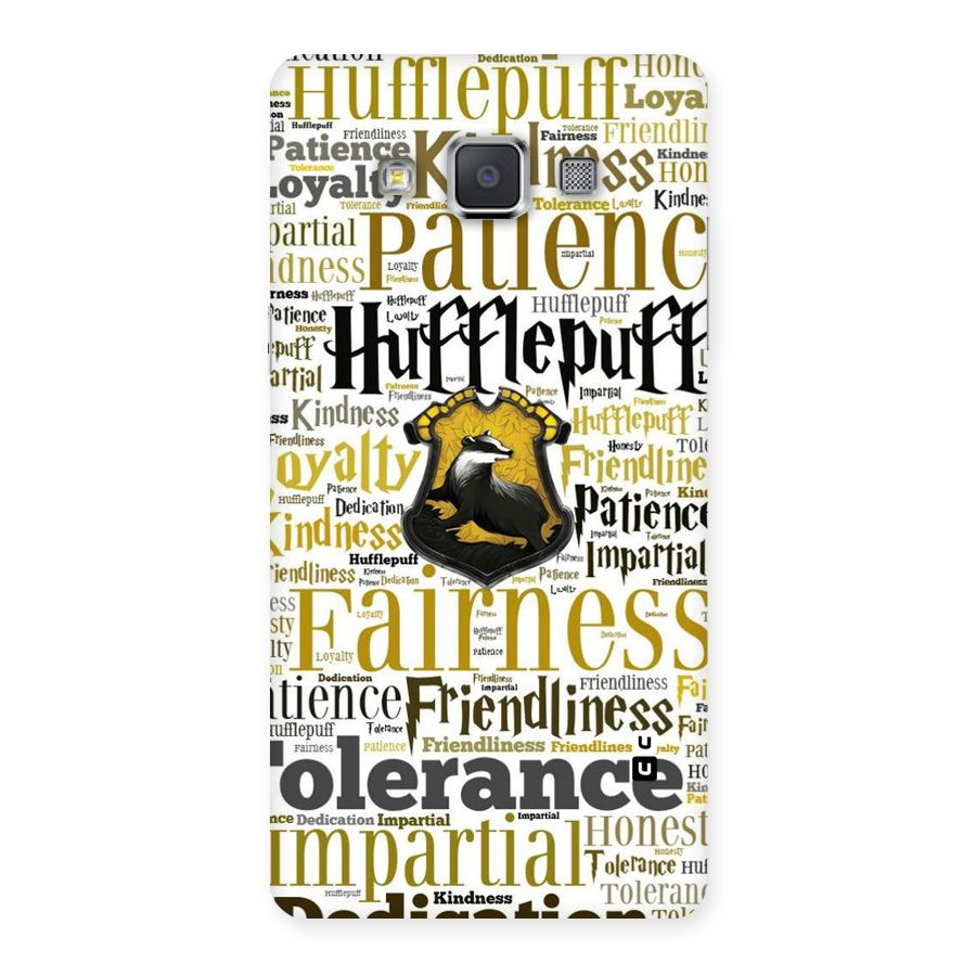 Yellow Fairness Back Case for Galaxy Grand Max