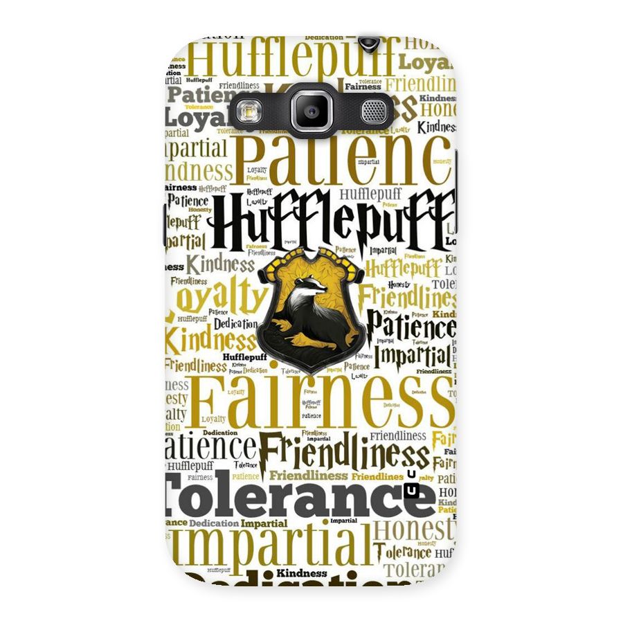 Yellow Fairness Back Case for Galaxy Grand Quattro