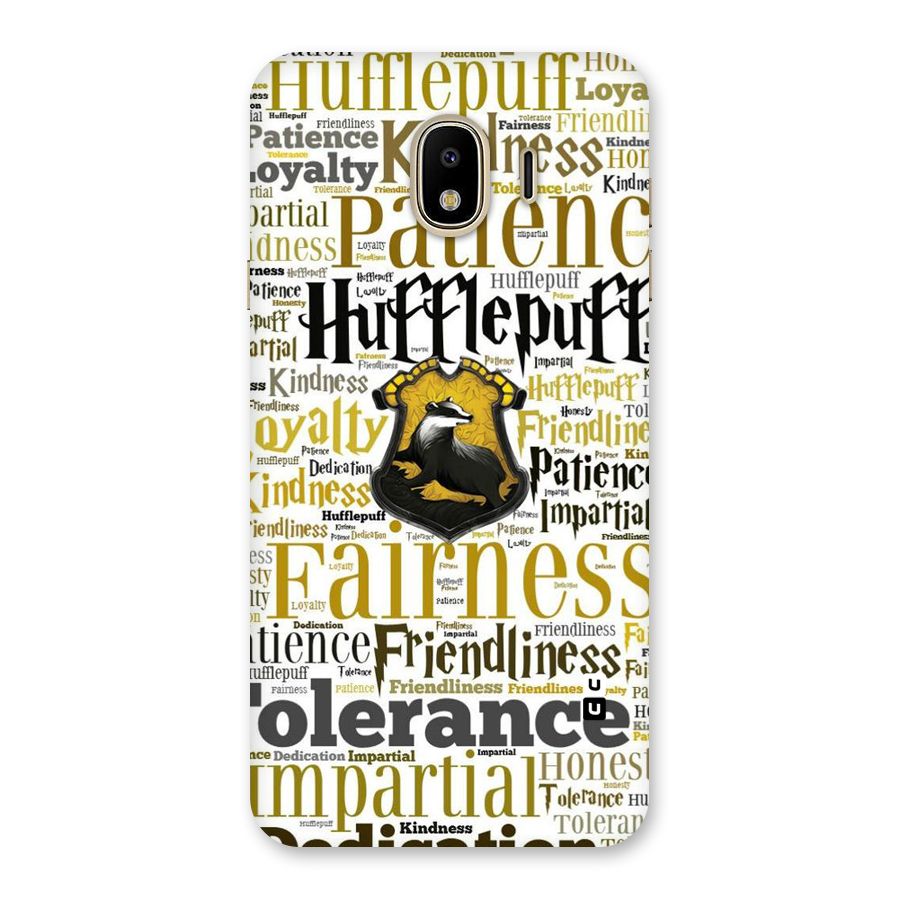 Yellow Fairness Back Case for Galaxy J4