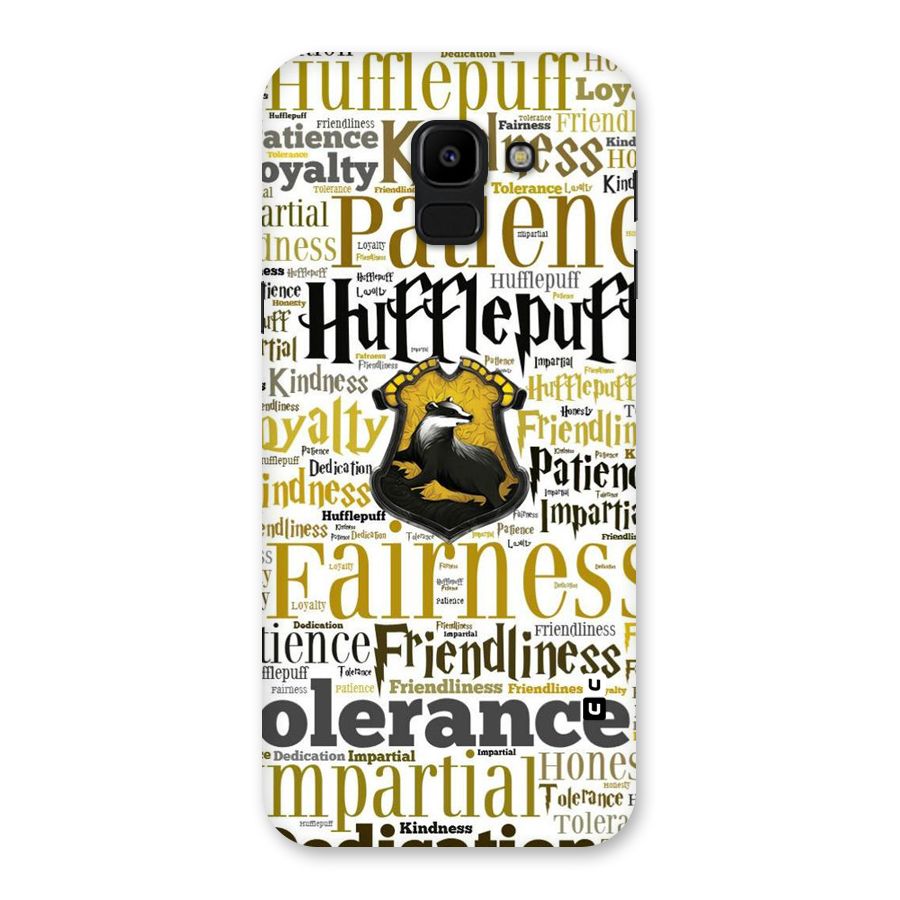 Yellow Fairness Back Case for Galaxy J6