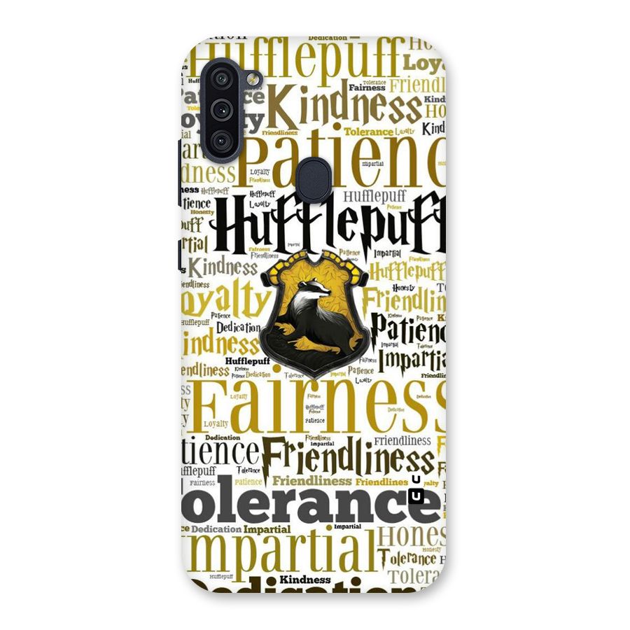 Yellow Fairness Back Case for Galaxy M11