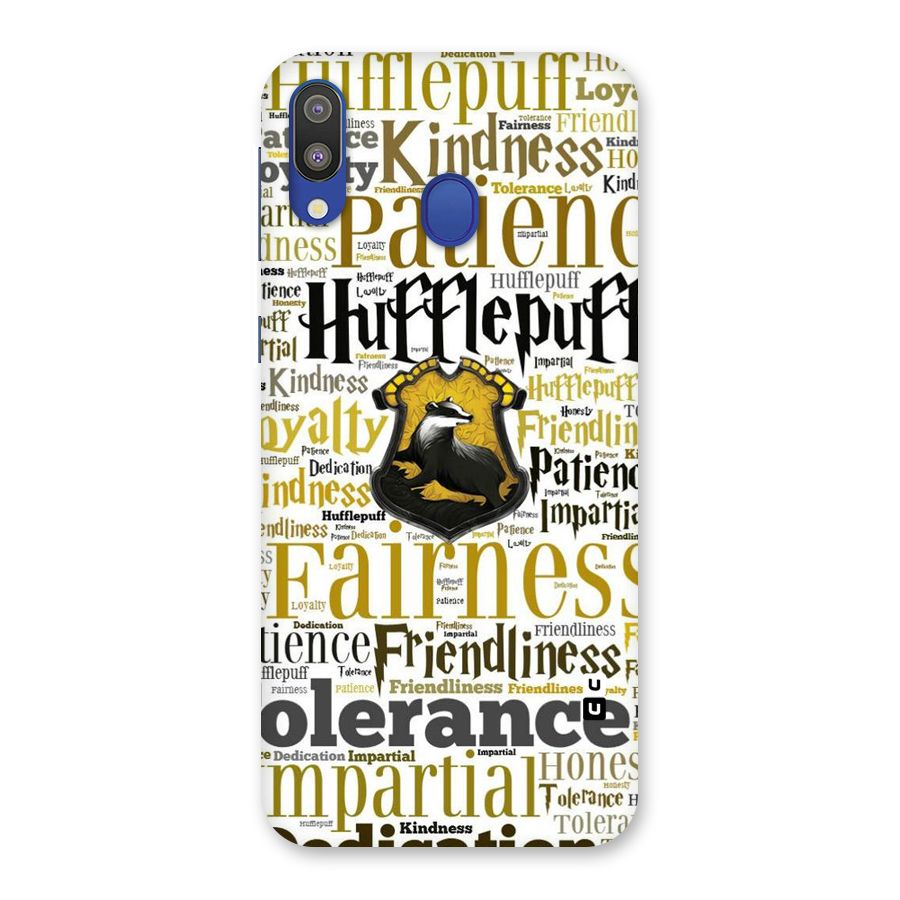 Yellow Fairness Back Case for Galaxy M20
