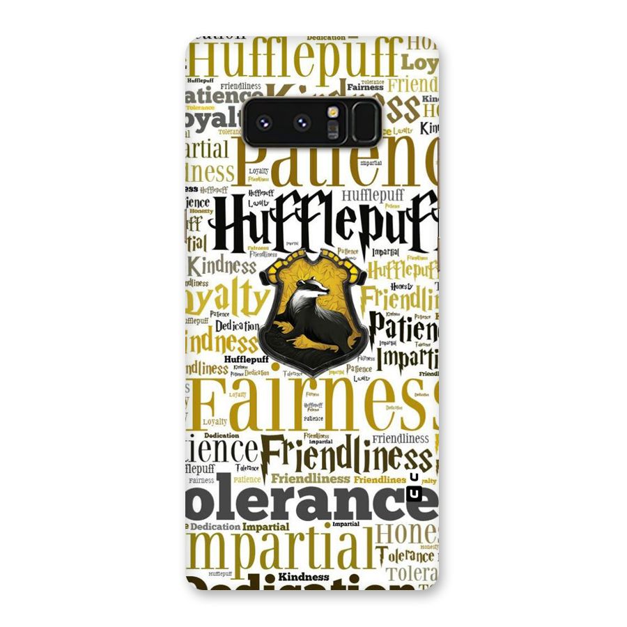 Yellow Fairness Back Case for Galaxy Note 8