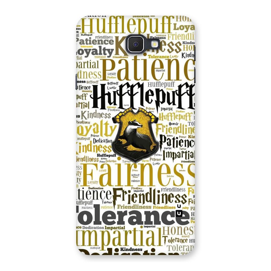 Yellow Fairness Back Case for Galaxy On7 2016