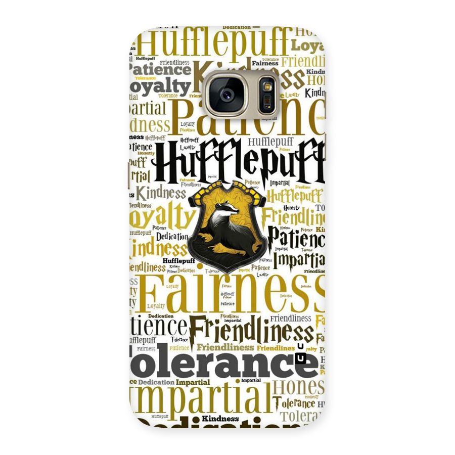 Yellow Fairness Back Case for Galaxy S7