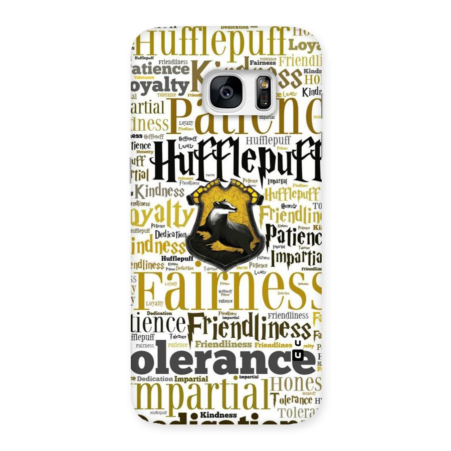 Yellow Fairness Back Case for Galaxy S7 Edge