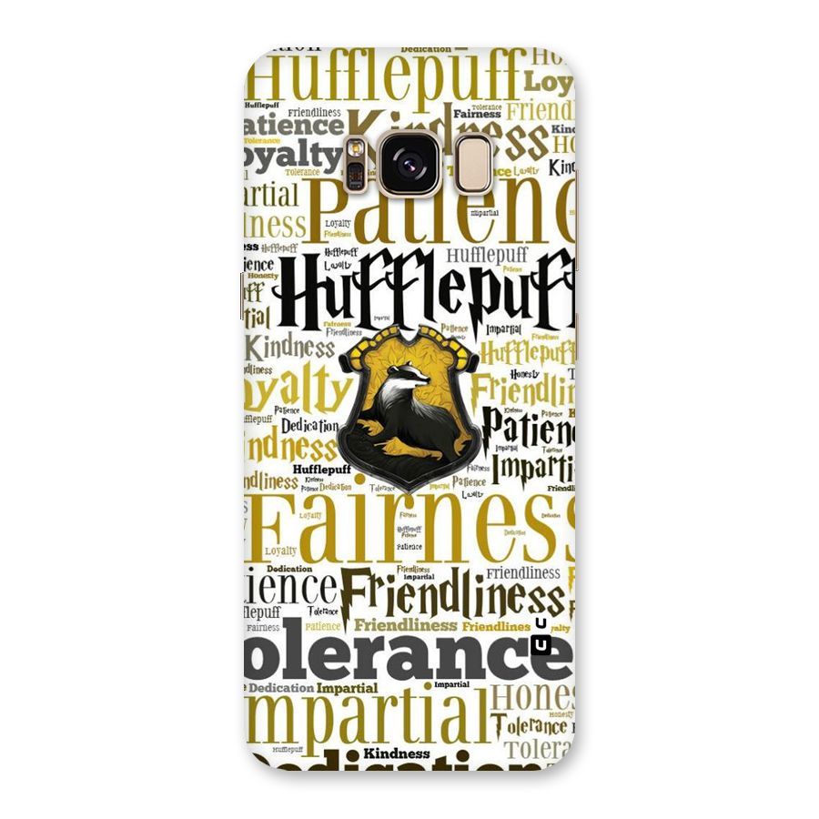 Yellow Fairness Back Case for Galaxy S8