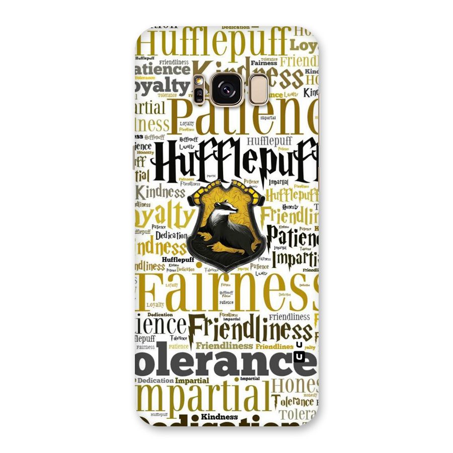 Yellow Fairness Back Case for Galaxy S8 Plus