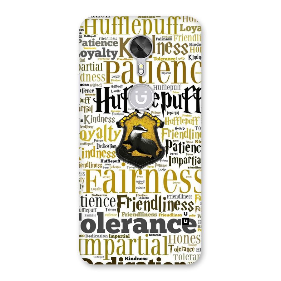 Yellow Fairness Back Case for Gionee A1