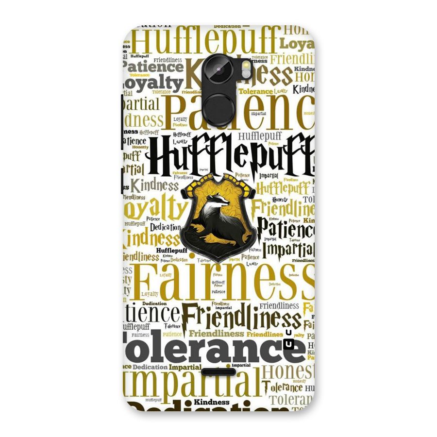Yellow Fairness Back Case for Gionee X1