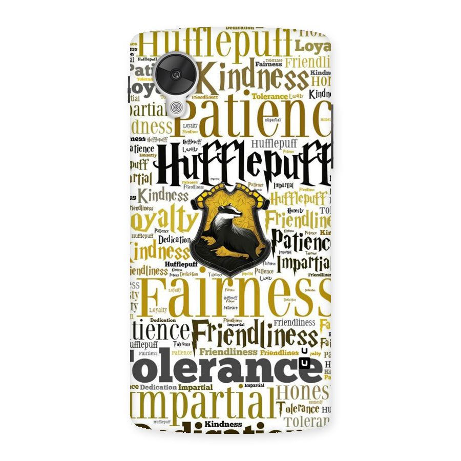 Yellow Fairness Back Case for Google Nexsus 5