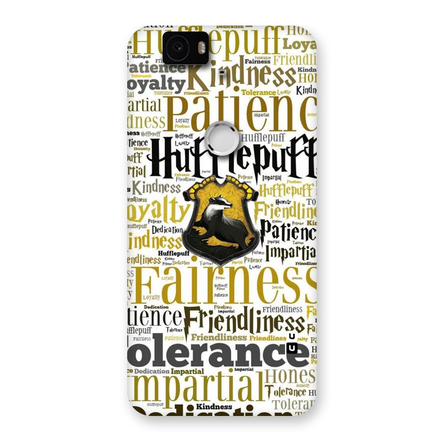 Yellow Fairness Back Case for Google Nexus-6P