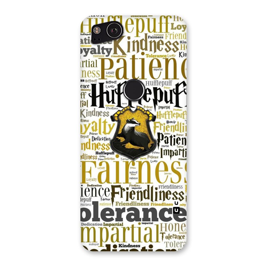 Yellow Fairness Back Case for Google Pixel 2