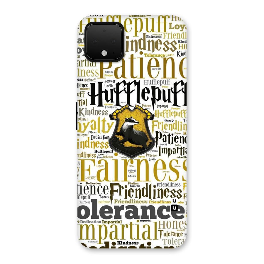 Yellow Fairness Back Case for Google Pixel 4 XL
