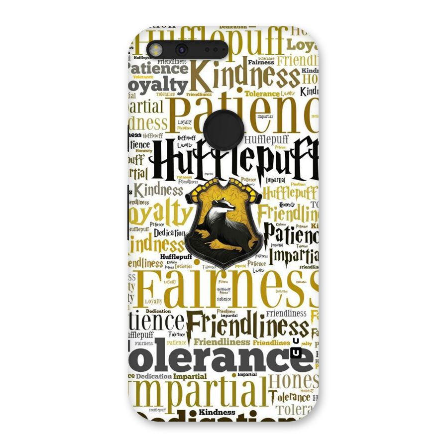 Yellow Fairness Back Case for Google Pixel XL