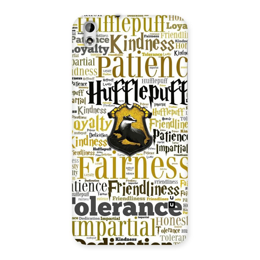 Yellow Fairness Back Case for HTC Desire 816g