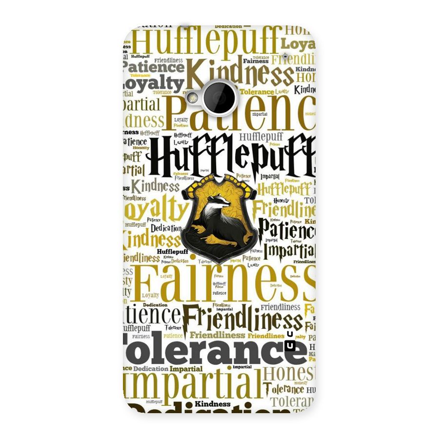 Yellow Fairness Back Case for HTC One M7