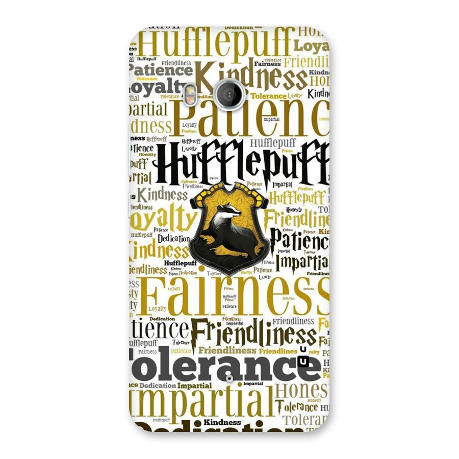 Yellow Fairness Back Case for HTC U11