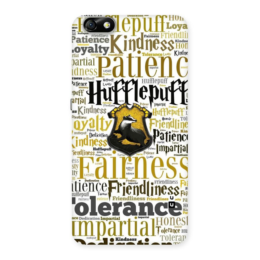 Yellow Fairness Back Case for Honor 4X