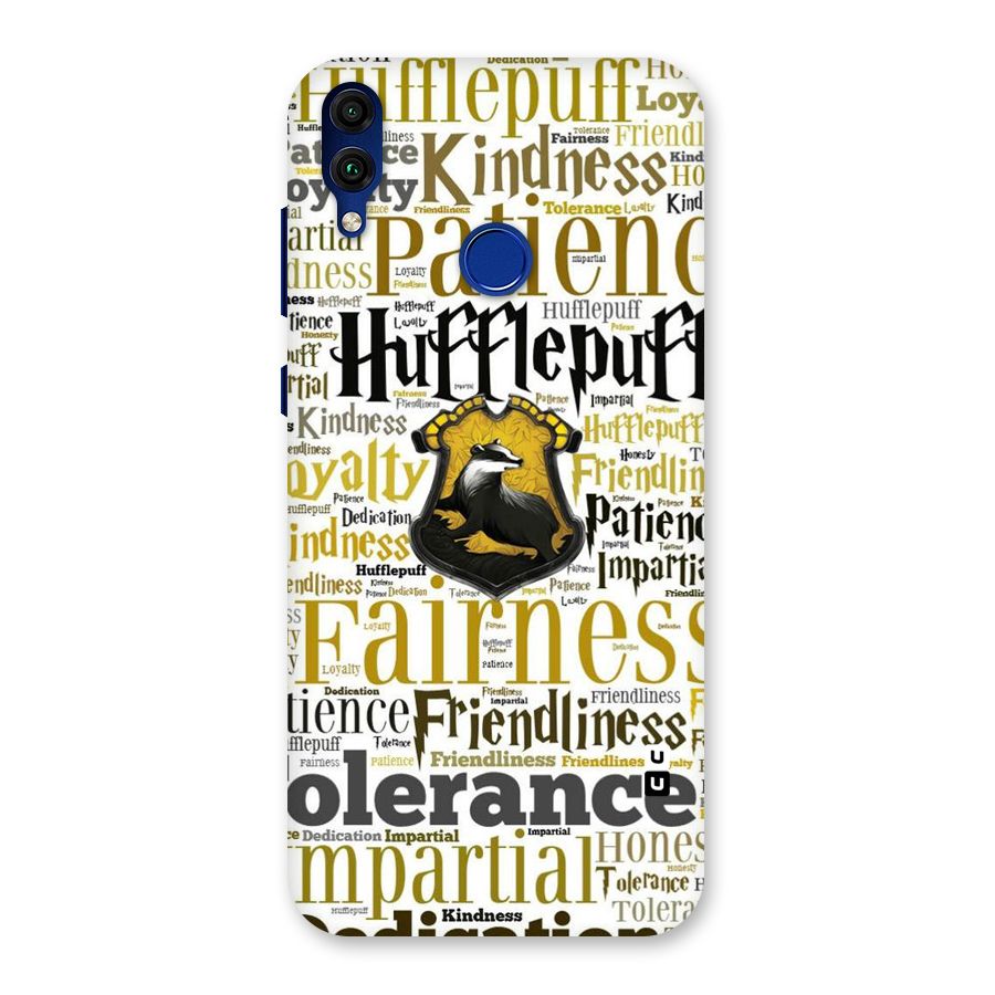 Yellow Fairness Back Case for Honor 8C