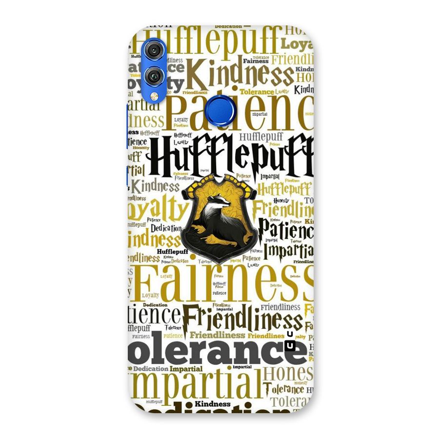 Yellow Fairness Back Case for Honor 8X