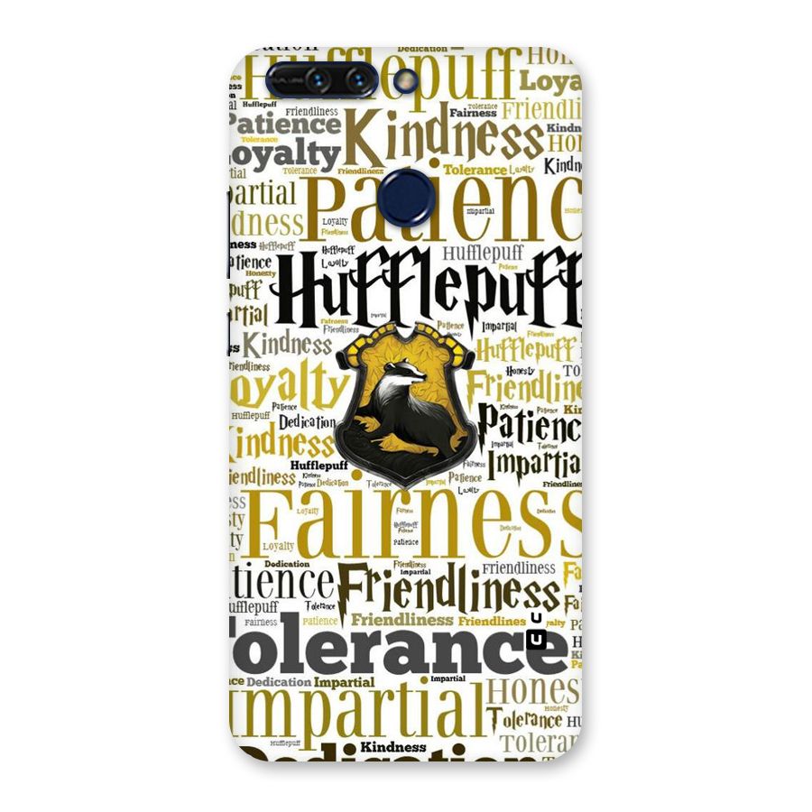 Yellow Fairness Back Case for Honor 8 Pro