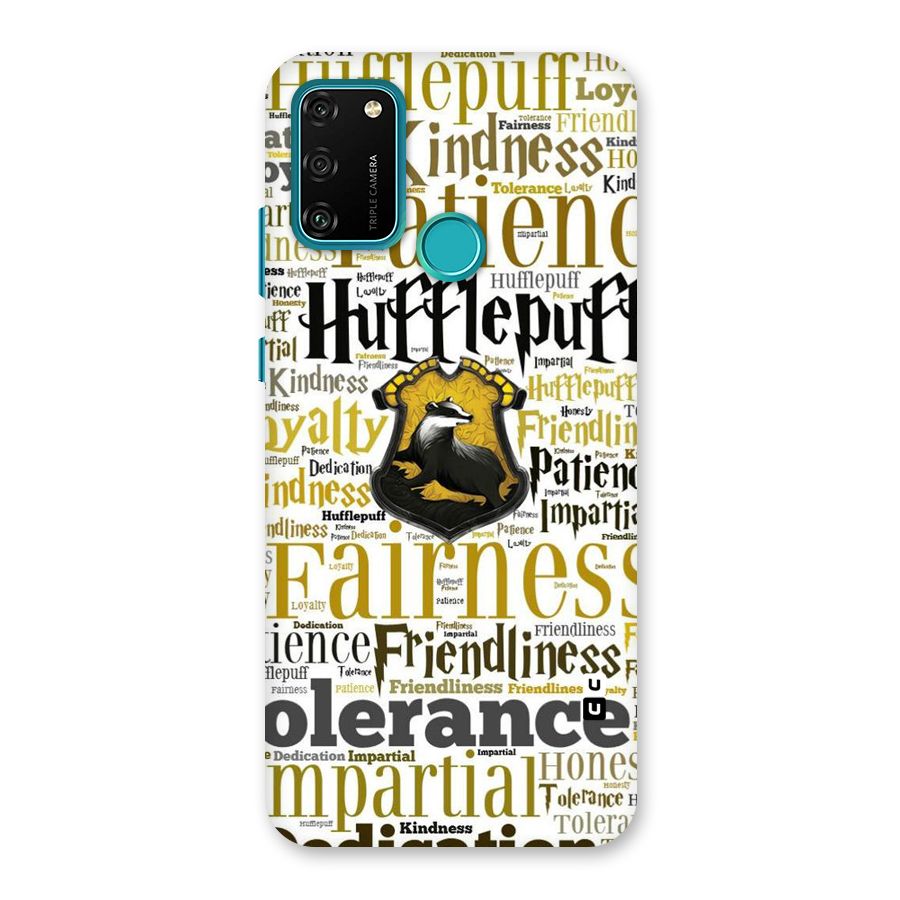 Yellow Fairness Back Case for Honor 9A