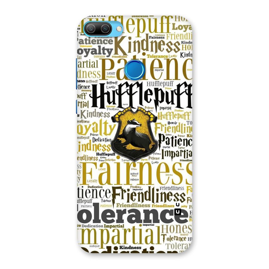 Yellow Fairness Back Case for Honor 9N