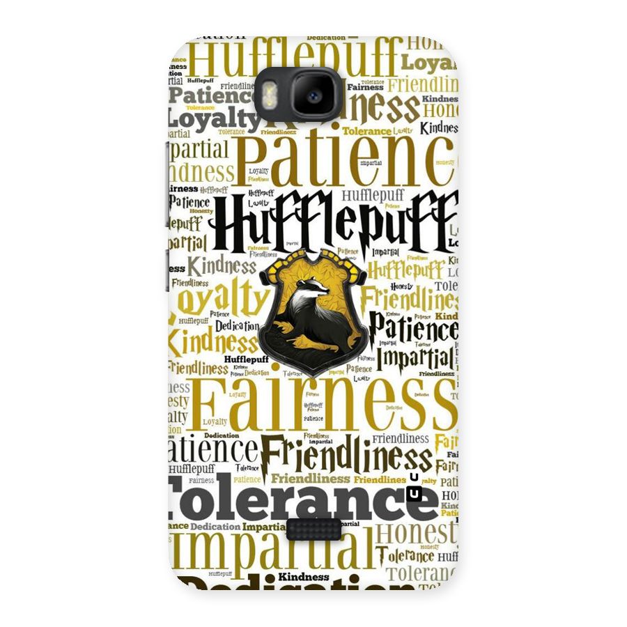 Yellow Fairness Back Case for Honor Bee