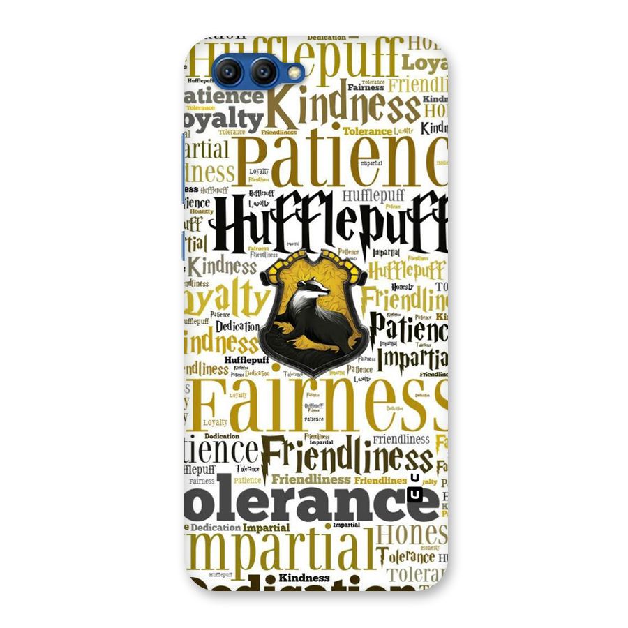 Yellow Fairness Back Case for Honor View 10