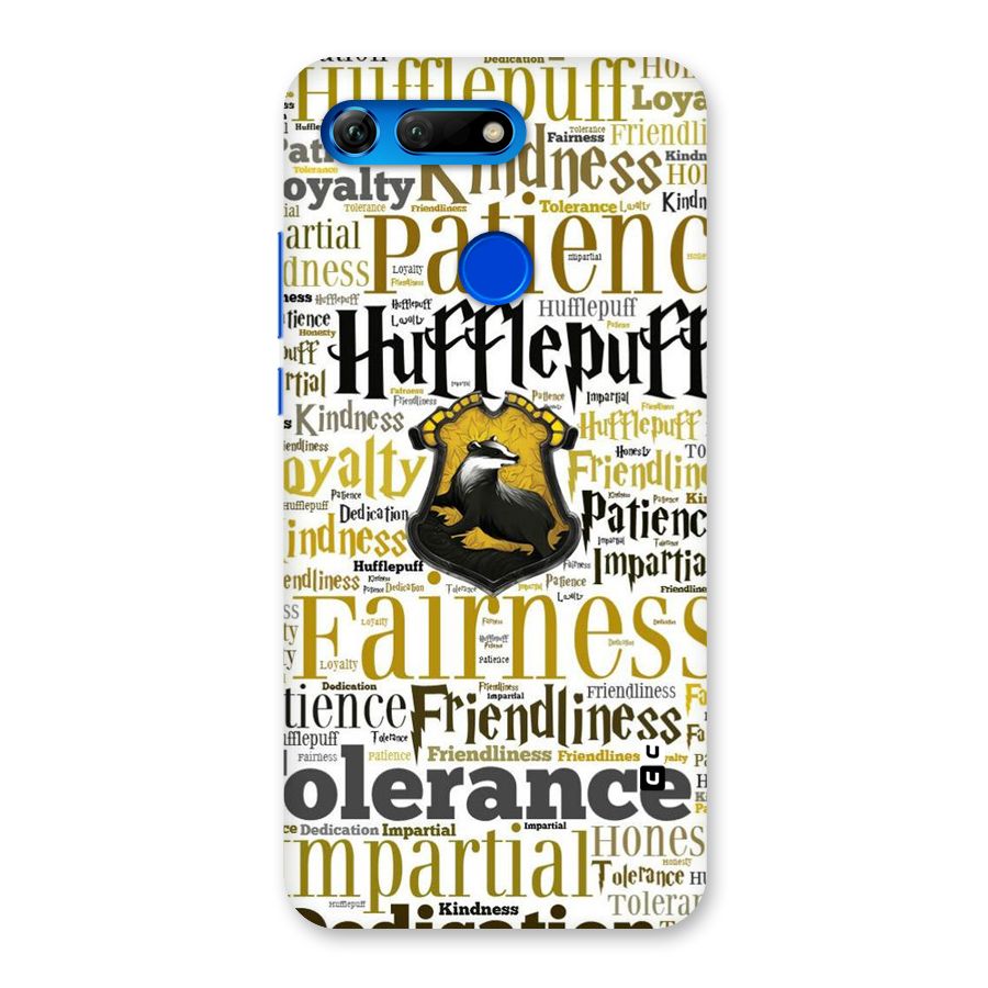 Yellow Fairness Back Case for Honor View 20
