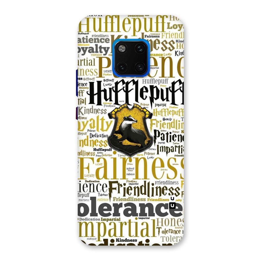 Yellow Fairness Back Case for Huawei Mate 20 Pro