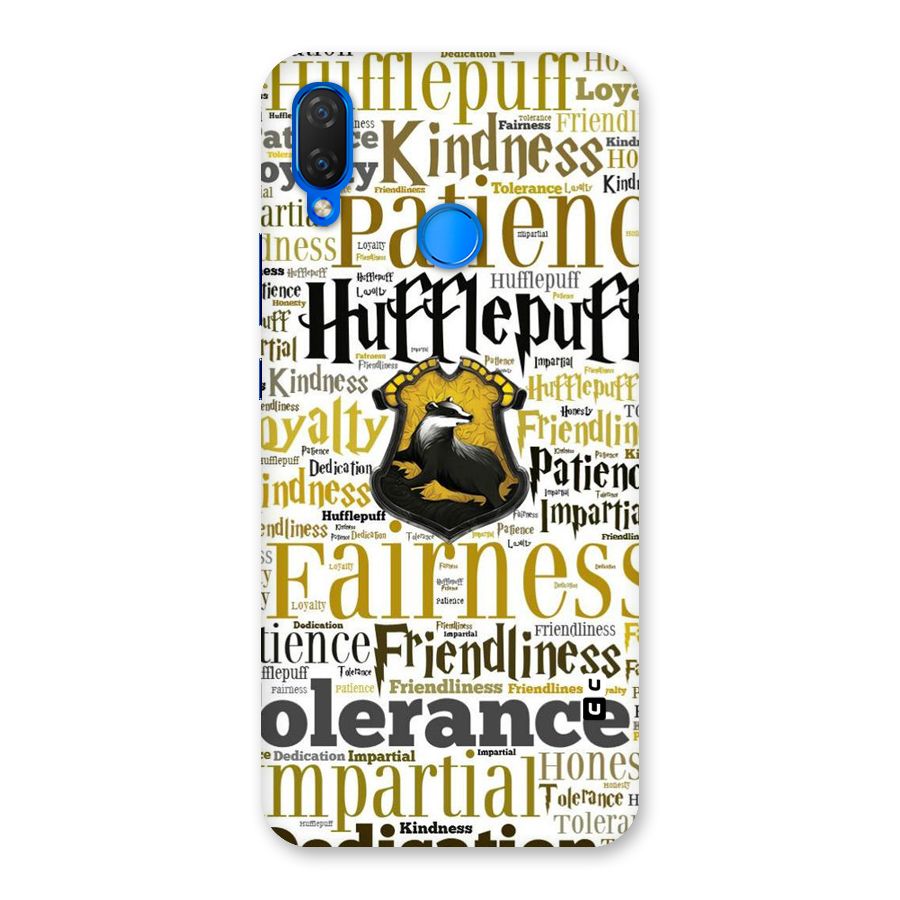 Yellow Fairness Back Case for Huawei P Smart+
